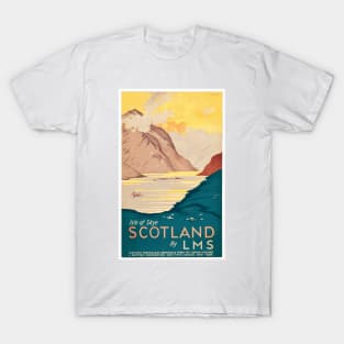 Vintage Travel Poster - Isle of Skye, Scotland T-Shirt